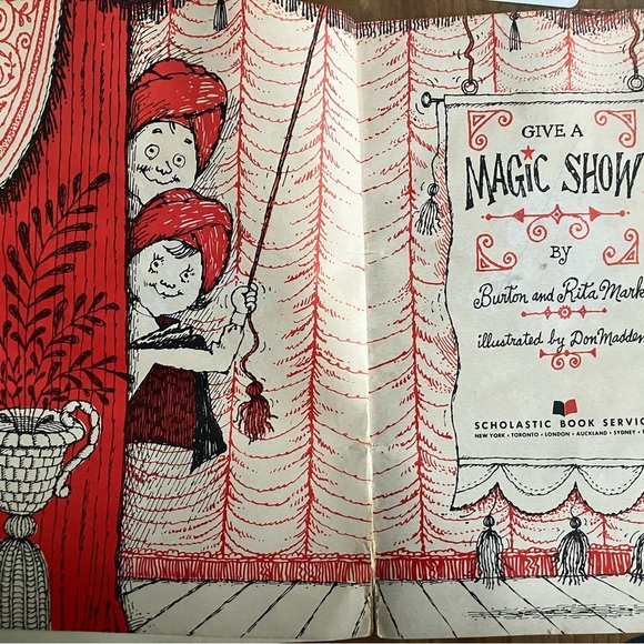 Book : (vintage 1977)Give a Magic Show Book by Burton and Rita Marks - Picture 5 of 11